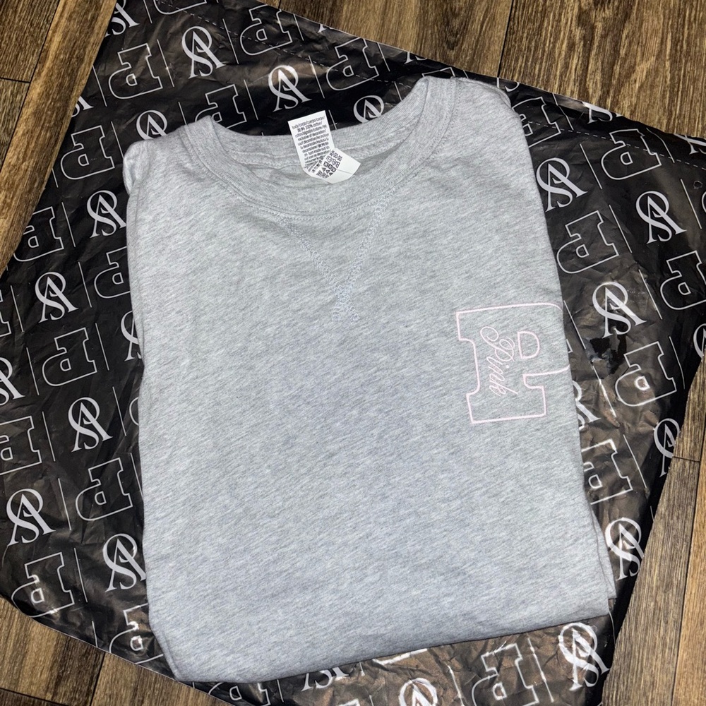 PINK Victoria's Secret Heather Gray Top